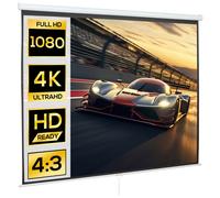 Pantalla de Proyector Blanco 244 x 183 cm