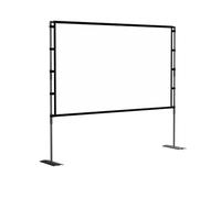 Pantalla de proyector con Soporte 60 72 84 100 120 Pulgadas HD Pantalla de proyección de películas al Aire Libre con Bolsa de Transporte for película de Camping en el Patio Trasero,Antiarrugas(84)