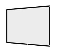 Pantalla de proyector, Cortina de proyección portátil de Tela de poliéster sintético 60-100 Pulgadas 4: 3 para película de Camping para Cine al Aire Libre(100 Pulgadas, 12)