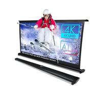Pantalla de proyector de Mesa de 50 Pulgadas, Soporte Plegable de sobremesa 16:9, Pantallas de proyección de películas al Aire Libre 4:3 for Cine en casa de Viaje,Antiarrugas(4.3-50inch-100x76cm)