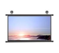 Pantalla De Proyector Desplegable Manual 30" , 40" , 50" , 60" , 72"，Pantalla De Proyección Antiluz HD，Montado En Pared Y Techo,Apto Para Todos Los Proyectores，para Cine En Casa, Escuela, Oficina(4:3,