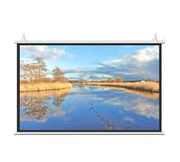 Pantalla De Proyector Enrollable Manual 40 Pulgadas Pantalla De Proyección Formato 16:9/4:3, 4K HD Portátil Pantalla Proyector, Ideal para Cine En Casa, Películas De Interior/exterior(16:9,40in)