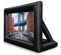 Pantalla de proyector inflable para películas al aire libre, pantalla de cine portátil con soplador de aire para noches de cine familiares
