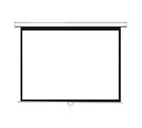 Pantalla de proyector, pantalla de proyección montada en la pared, manual, sin arrugas, relación 4:3/16:9, ideal para presentaciones de cine en casa, aula u oficina (1899 12)