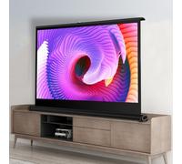 Pantalla de proyector portátil: pantalla plegable para cine en casa para interiores con soportes gruesos sin arrugas para cine en el patio trasero, reuniones de oficina y presentaciones escolares