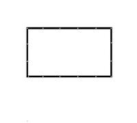 Pantalla de proyector, versión 16:9 HD plegable de 120 pulgadas, pantalla de proyección de tela de PVC para educación, oficina, cine en casa, cine al aire libre