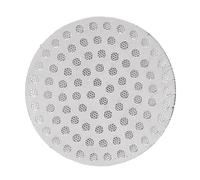 Pantalla de puck de doble capa, filtro reutilizable de acero inoxidable 304 de 100 μm para cesta de filtro de portafiltro; mejora la extracción del café con un flujo de agua (53,5 mm)