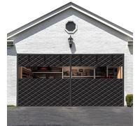 Pantalla de Puerta de Garaje para Invierno, Cortina de Garajes Magnético Térmico, 183 213 244 305 488cm Kit de Aislamiento de Puerta de Garaje, Impermeable(Blacks,W9xH7ft/274x213cm)