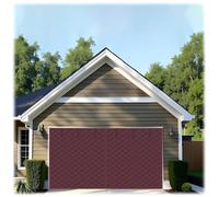 Pantalla de Puerta de Garaje para Invierno, Cortina Magnética Aislante para Puerta de Garaje de Invierno 240 365 480cm Kit de Aislamiento Magnética para Garaje Doble(Marrón,W480xH215cm)