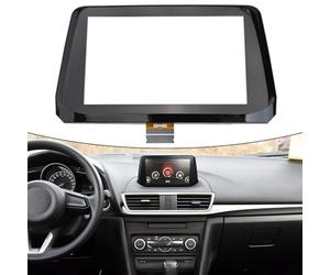 Pantalla de radio de navegación de 7 pulgadas para Mazda 3 2017-2018, pieza de repuesto de monitor táctil LCD ABS B61A-61-1J0, color negro
