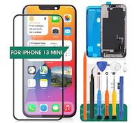 Pantalla de repuesto para iPhone 13 Mini para iPhone 13 Mini pantalla LCD para iPhone 13 Mini pantalla táctil A2481 Kit de reparación de montaje digitalizador (negro)