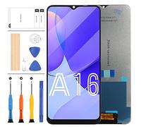 Pantalla de repuesto para Oppo A16, CPH2269, A16S, CPH2271, pantalla LCD, digitalizador, kit de piezas de reparación de montaje de 6.5 pulgadas (negro)