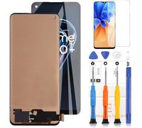 Pantalla de repuesto para Realme 9 PRO+ LCD de 6.4 pulgadas para Oppo Realme 9 PRO Plus RMX3392 RMX3393 LCD Display Touch Screen Digitizer Assembly Kit de repuesto con herramienta (negro, versión TFT)
