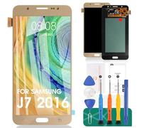 Pantalla de repuesto para Samsung Galaxy J7 2016 J710 J710F J710M/H TFT LCD pantalla táctil digitalizador montaje de cristal (no original AMOLED)