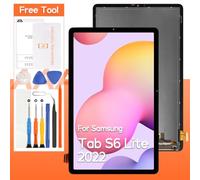Pantalla de repuesto para Samsung Galaxy Tab S6 Lite 2022, pantalla LCD SM-P613 SM-P619, digitalizador de pantalla táctil, montaje completo, con herramientas (negro)