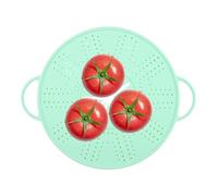 Pantalla de silicona para salpicaduras, cubierta de silicona para panes de 10-12 pulgadas, resistente al calor para hornear, cocinar, preparar alimentos, colander, estola, olla, cacerola y uso en