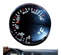 Pantalla de temperatura analógica | Monitoreo en tiempo real Aparato de decoración del vehículo,Medidor de temperatura pequeño para coche - para invernadero, autocaravana, cocina, dormitorio, sala de