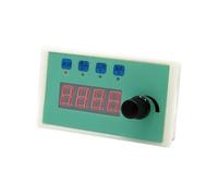Pantalla de velocidad RPM, controlador de servomotor paso a paso, placa controladora, inversión ajustable de velocidad, viaje de ida y vuelta continuo de longitud fija