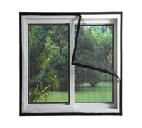 Pantalla de ventana con gancho 60-120cm ancho, color negro, transpirable, duradera, fácil quitar, limpia, mantiene fuera a los insectos, se adapta a varias ventanas, 1 ud(Width-70cm,Height-200cm)
