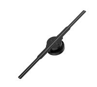 Pantalla de Ventilador con proyección holográfica 3D, luz LED con Control Remoto, Pantalla publicitaria, imágenes flotantes HD, Compatible con Aplicaciones. Alto Brillo(42cm Standard Set)