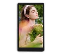 Pantalla de Video de la Cámara Trasera del Teléfono, Accesorio Magnético Compacto HD Videos y Fotos Vlog Selfie Screen para Transmisión en Vivo (White)