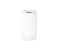 Pantalla de vidrio frontal blanca + adhesivo para Samsung Galaxy S3 mini I8190