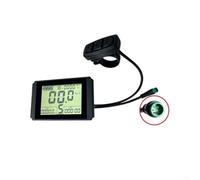 Pantalla de visualización de bicicleta eléctrica para -LCD10H con conector impermeable compatible con controlador 24V-48V