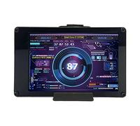Pantalla de Visualización de Temperatura de PC, Carcasa de Computadora IPS de 3,5 Pulgadas Pantalla Secundaria CPU RAM Supervisión en Tiempo Real, Monitor de Temperatura de Computadora para Win