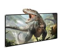 Pantalla del Proyector, 16: 9 Pantalla De Proyector Colgante 4K HD Anti-Light HD con Ganchos | Pable Proyección De Video Portátil De 60-130 Pulgadas para Fiesta En Casa La Luz Ambiental Y Puede Ver P
