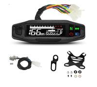 Pantalla del velocímetro tablero de la motocicleta Tacómetro Medidores digitales Panel instrumentos Indicador luz señal giro