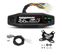 Pantalla del velocímetro tablero de la motocicleta Tacómetro Medidores digitales Panel instrumentos Indicador luz señal giro