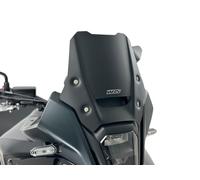 PANTALLA DEPORTIVA WRS NEGRO MATE PARA HONDA NX 500 2024-2025