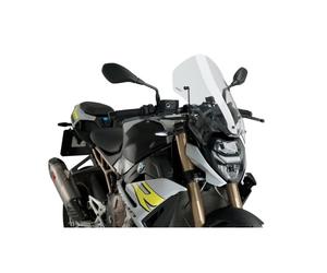 PANTALLA DESNUDA PUIG NG TOURING-SOPORTE OEM. PARA BMW S1000 R 21-24 TRANSPARENT