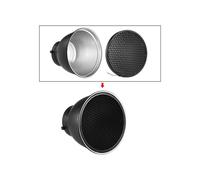 Pantalla Difusora Reflectora Estándar de 7" con Rejilla de Panal de 60 para Linterna con Bowens (con Paño Suave)
