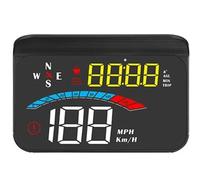 Pantalla Digital HUD For Coche, Dispositivo GPS Head Up Obd2 Con Reloj De Velocidad, Dirección De Temperatura, Universal Starline M16
