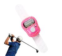 Pantalla digital LCD de 6 paquetes de dedos de electrónica | Contador de conteos, contador portátil para coaching, prendas de punto y pesca