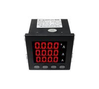 Pantalla Digital LED, medidor de Panel de 96x96mm, amperímetro trifásico con transformador de corriente, 50A, 100A, 150A, 200A, AC220V(Meter with 200A CT)