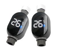 Pantalla Digital LED Medidor De Temperatura Medidor Temperatura Ducha Termostato Baño Impermeable Termómetros Agua Para Hogar Termómetros Agua Para Hogar