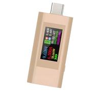 Pantalla digital multifunción 4-30V 0-5.1A voltajes, amperímetro, medidor de potencia, voltajes y probador de corriente para teléfono, USB C, probador de corriente