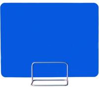 Pantalla divisoria de acrílico for Escritorio de Oficina: Protector contra estornudos con Clip móvil, Divisor for estación de Trabajo, Deflector de Examen, Panel Protector Naranja(Blue,100 * 30cm)