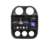 Pantalla Doble DIN Autoradio para Jeep Compass 1 2009-2015 Manos Libres Pantalla Táctil, Bluetooth, Navegación GPS, Radio FM/RDS Dsp, Micrófono, 4 Nuclear 1G+16G