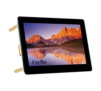 Pantalla DSI 5 Pulgadas para Raspberry Pi, 800×480 Pantalla Táctil IPS Panel Táctil Capacitivo, Compatible con Raspberry Pi OS/Ubuntu/Kali / WIN10 IoT y Retropie, hasta 5 Puntos Táctiles