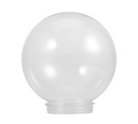 Pantalla Esférica con Abertura de 12 Cm de Acrílico Transparente 25cm | Reemplazo para Aplique de Pared y Lámpara Colgante, Uso Exterior, Diseño Simple