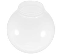 Pantalla Esférica de Acrílico Blanco 95mm, para Bombilla, Patio | Cúpula Redonda Rosca, Protección Frente al Agua, Crea Ambiente Cálido, Mantiene el Conjunto Limpio