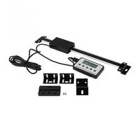 Pantalla externa digital DRO de escala lineal con pantalla LCD grande para mesa de enrutador, cepilladora, sierra de mesa y tornos industriales, rango de medición de 0-300 mm, lecturas imperiales y