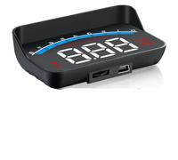 Pantalla Frontal for automóvil HUD, electrónica for, KM/h, mph, OBD, Alarma de Seguridad por Exceso Velocidad, proyector Parabrisas, medidor RPM del