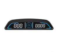 Pantalla frontal GPS para coche con pantalla de 5.5 pulgadas, monitor de velocidad y kilometraje, alertas de seguridad para todos los vehículos