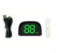Pantalla frontal, HUD de coche de 5 V/1 A con velocímetro GPS para pantalla KMH/PMH, lectura de velocidad digital real, apto para automóviles, motocicletas y camiones, ayuda de navegación al aire