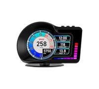 Pantalla Frontal OBD2, Ordenador de a Bordo, HUD, GPS, velocímetro, RPM y medidor Temperatura