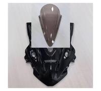 Pantalla Frontal Parabrisas para CF para Moto para 675SR para CF675SR para 675S-R para 675SR-R Motocicleta Parabrisas Doble Burbuja(Glossy Black Smoke)